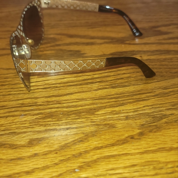 Gucci Gold Microguccissima GG Logo Metal Sunglasses - Picture 9 of 11
